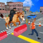 Logo of US Police Horse Criminal Chase android Application 